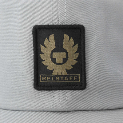 Belstaff Phoenix Logo Cap in Pearl Grey