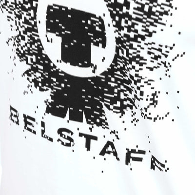 Belstaff Pixelation T-Shirt in White & Black