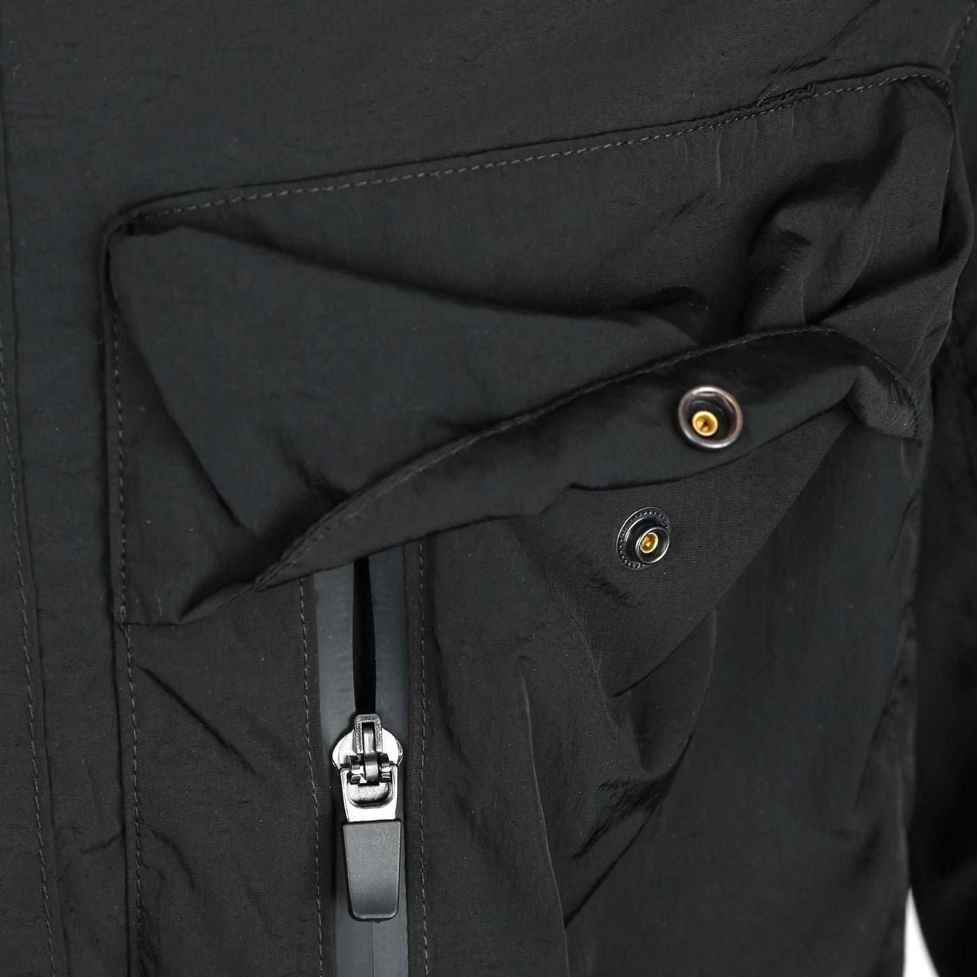 Belstaff Rift Overshirt in Black Zip