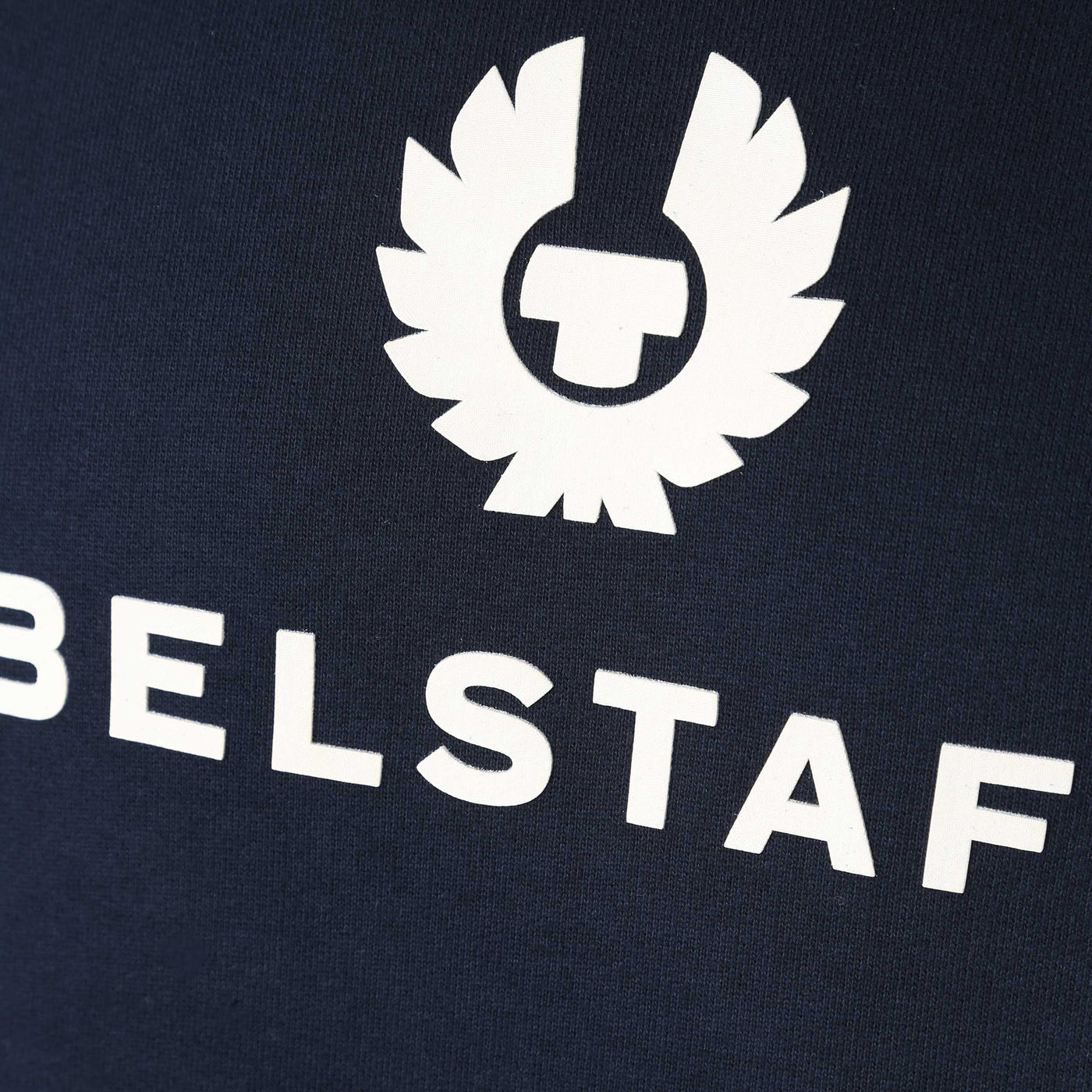 Belstaff Signature Crewneck Sweat Top in Dark Ink Logo