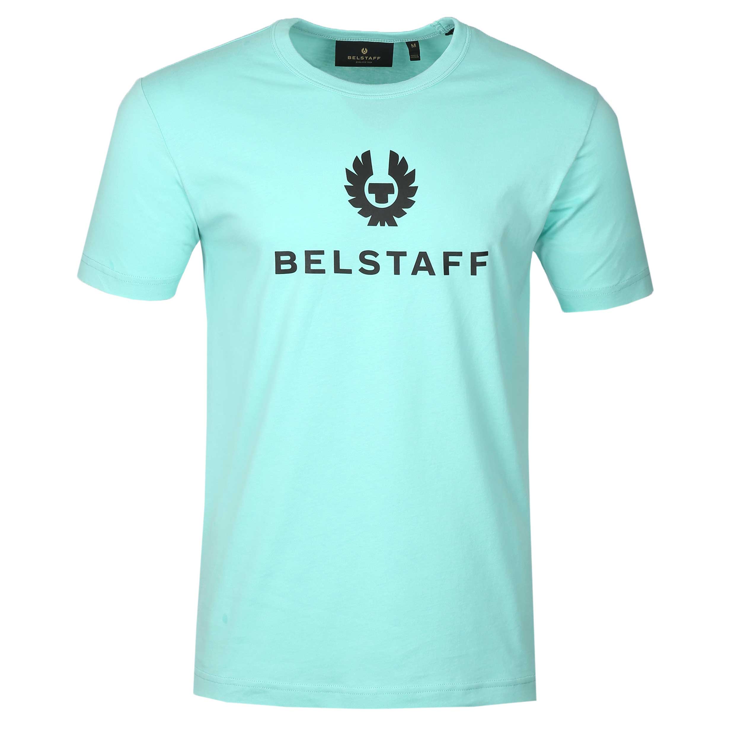 Belstaff Signature T Shirt in Ocean Green