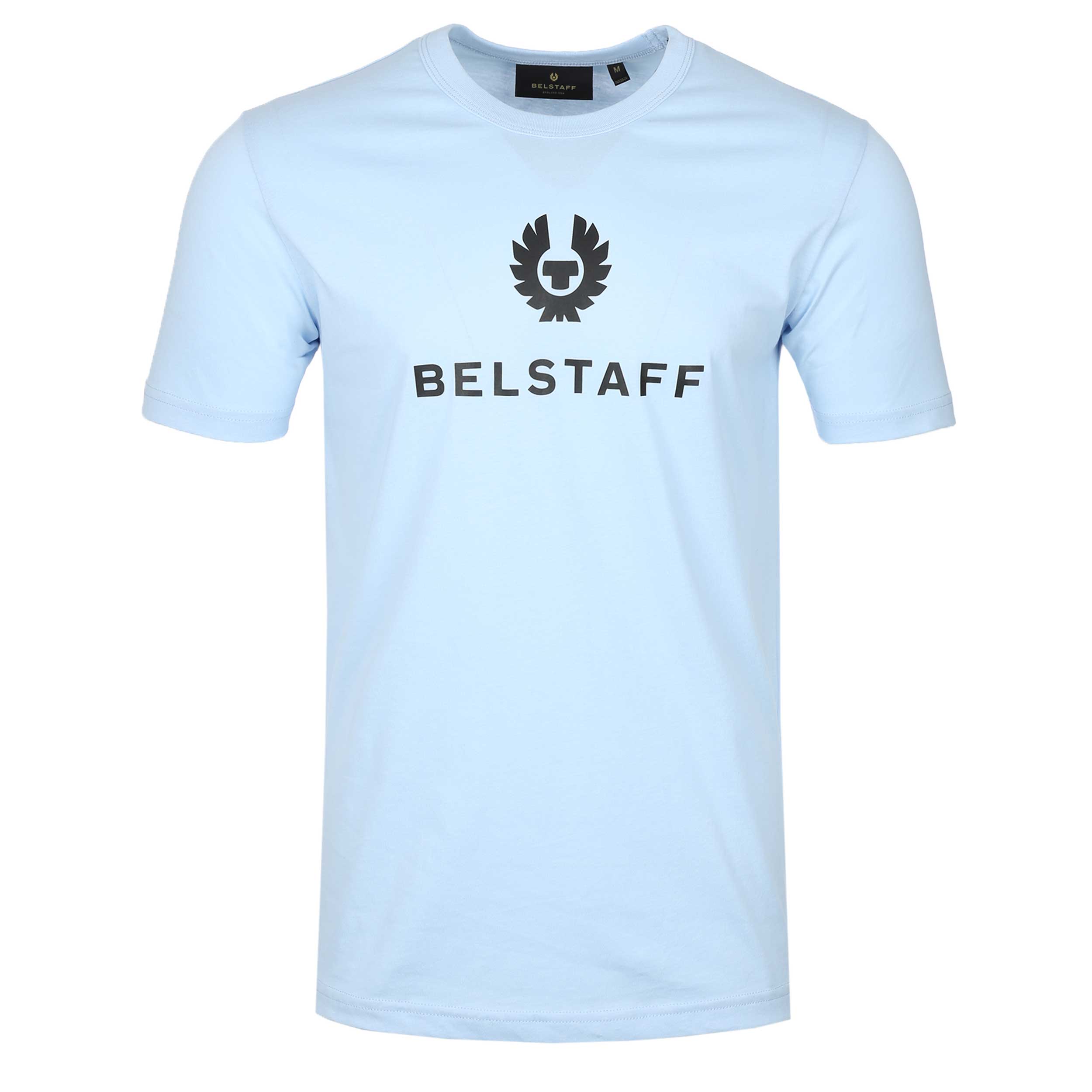 Belstaff Signature T Shirt in Sky Blue