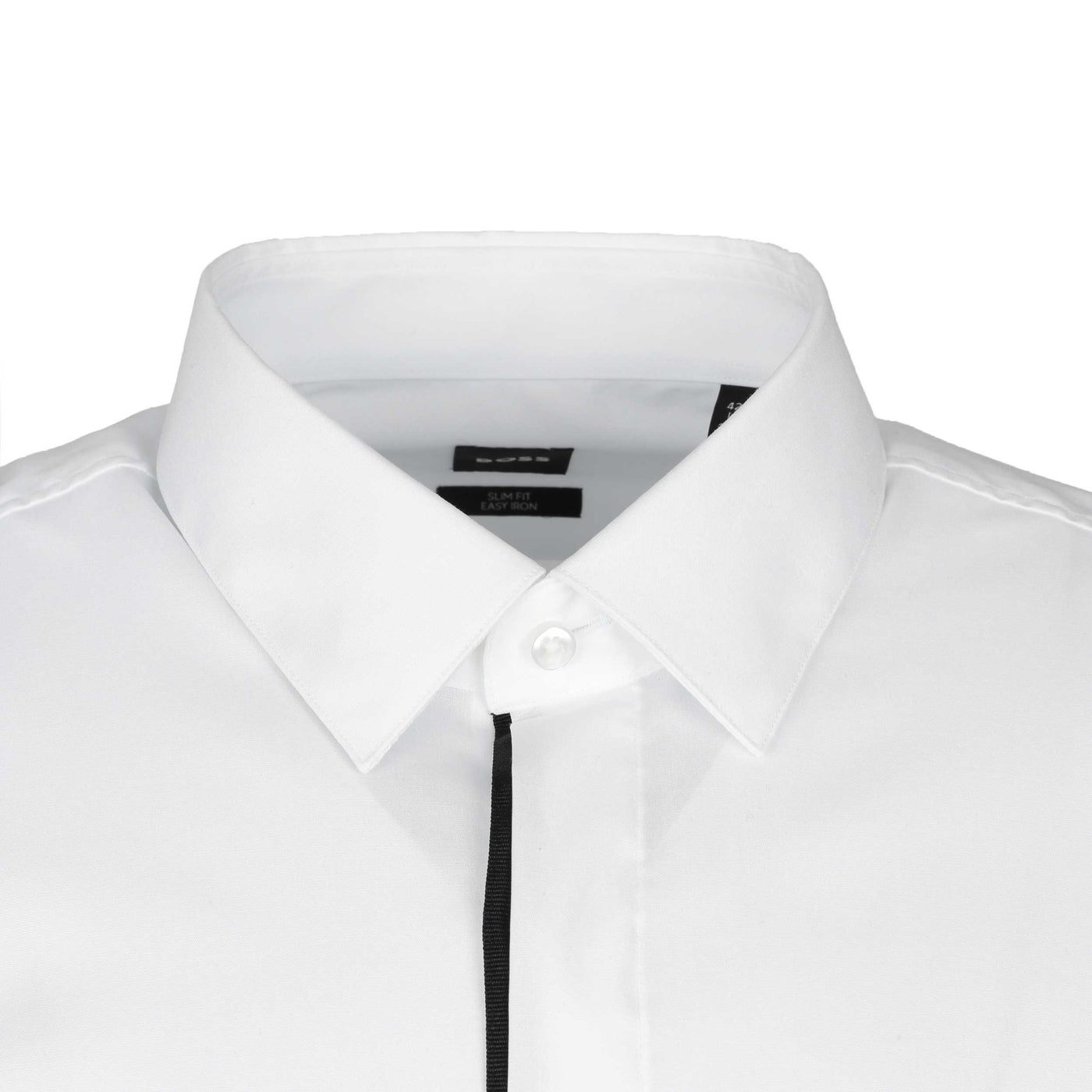 BOSS H Hank Party2 221 Shirt in White Collar