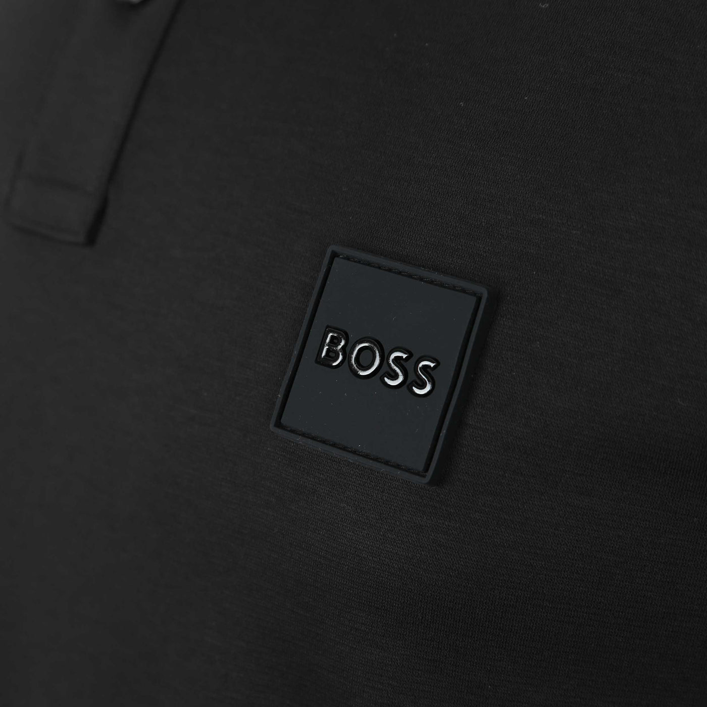 BOSS Pado 08 LS Polo Shirt in Black