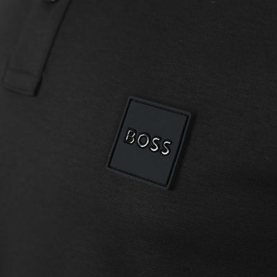 BOSS Pado 08 LS Polo Shirt in Black