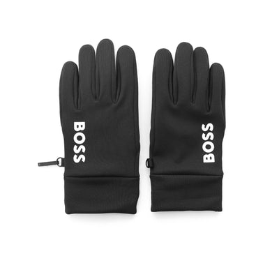 BOSS Running Gloves in Black