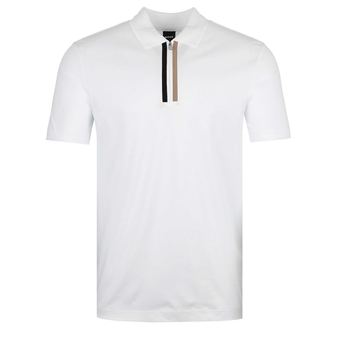 BOSS Paras 14 Polo Shirt in White