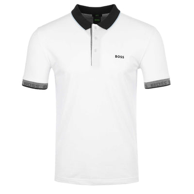 BOSS Paule Polo Shirt in White