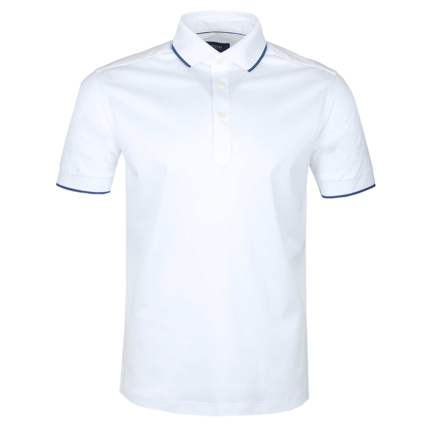 Eton Filo Di Scozia Polo Shirt in White