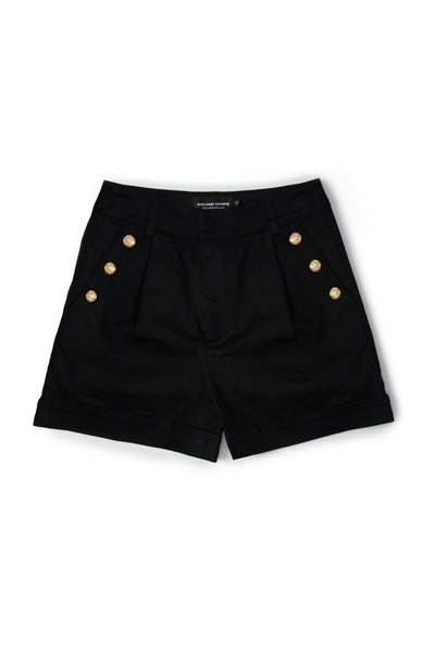 Holland Cooper Amoria Tailored Short in Black Front