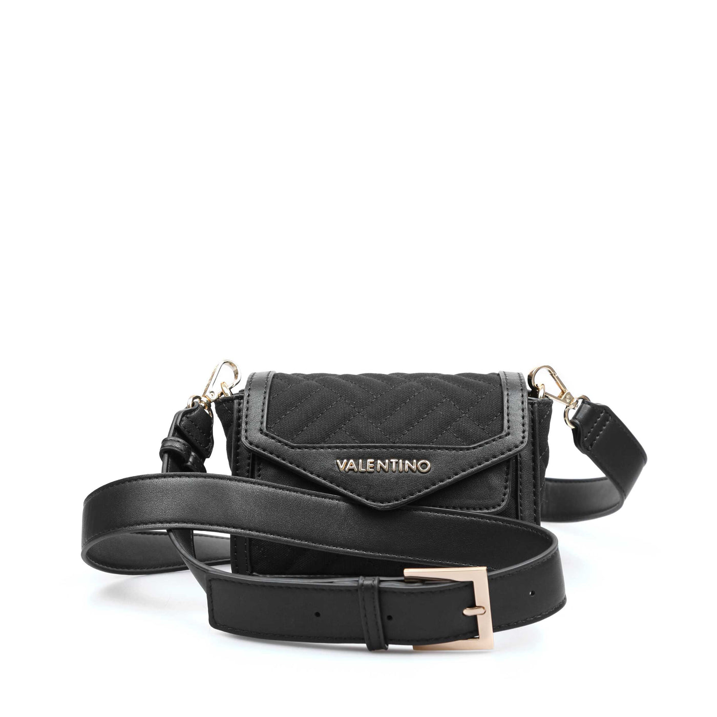 Valentino Bags Licor Small Cross Body Bag in Black Front 2