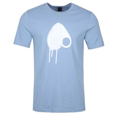 Moose Knuckles Augustine T-Shirt in Windy Blue