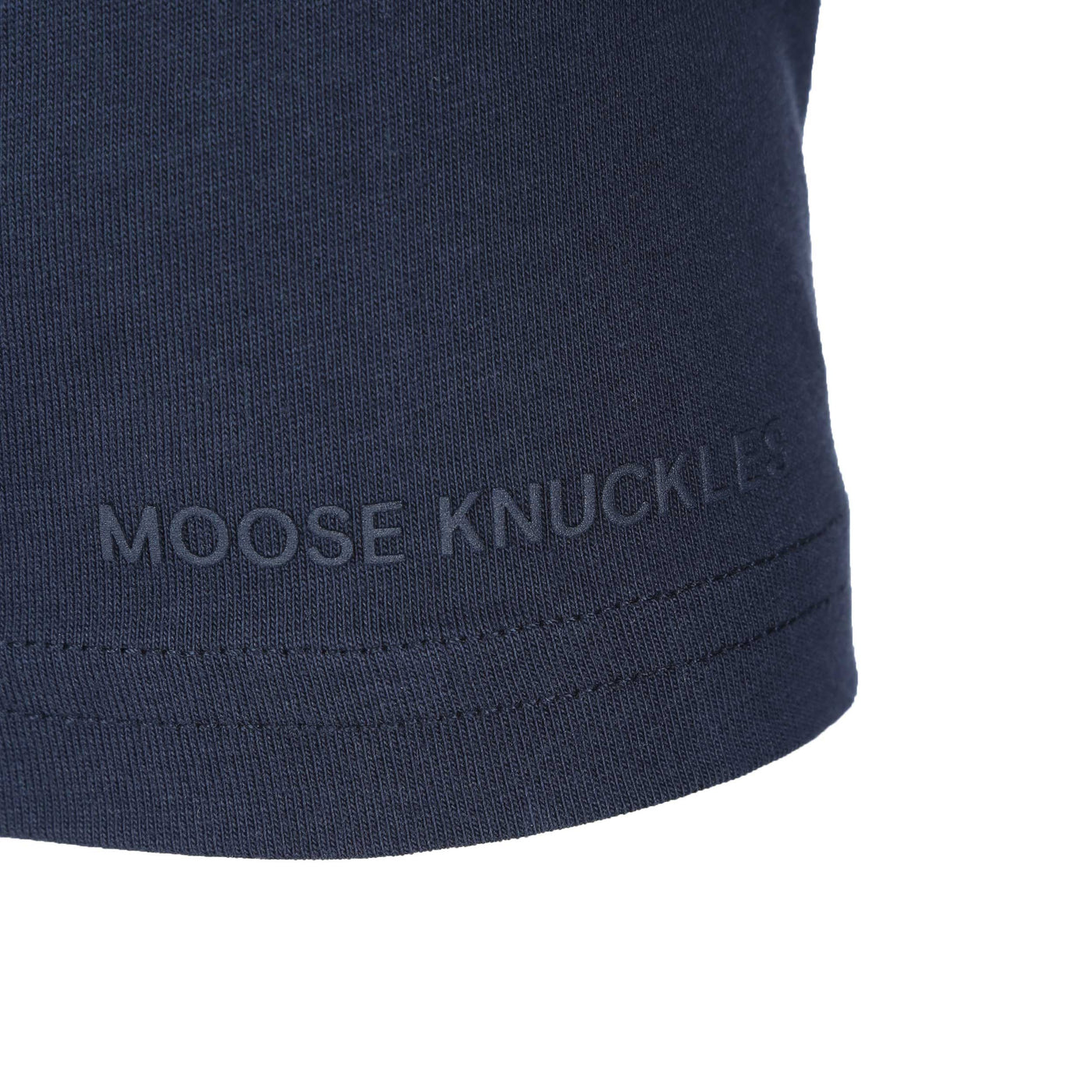 Moose Knuckles Gerrard T Shirt in Navy Detail