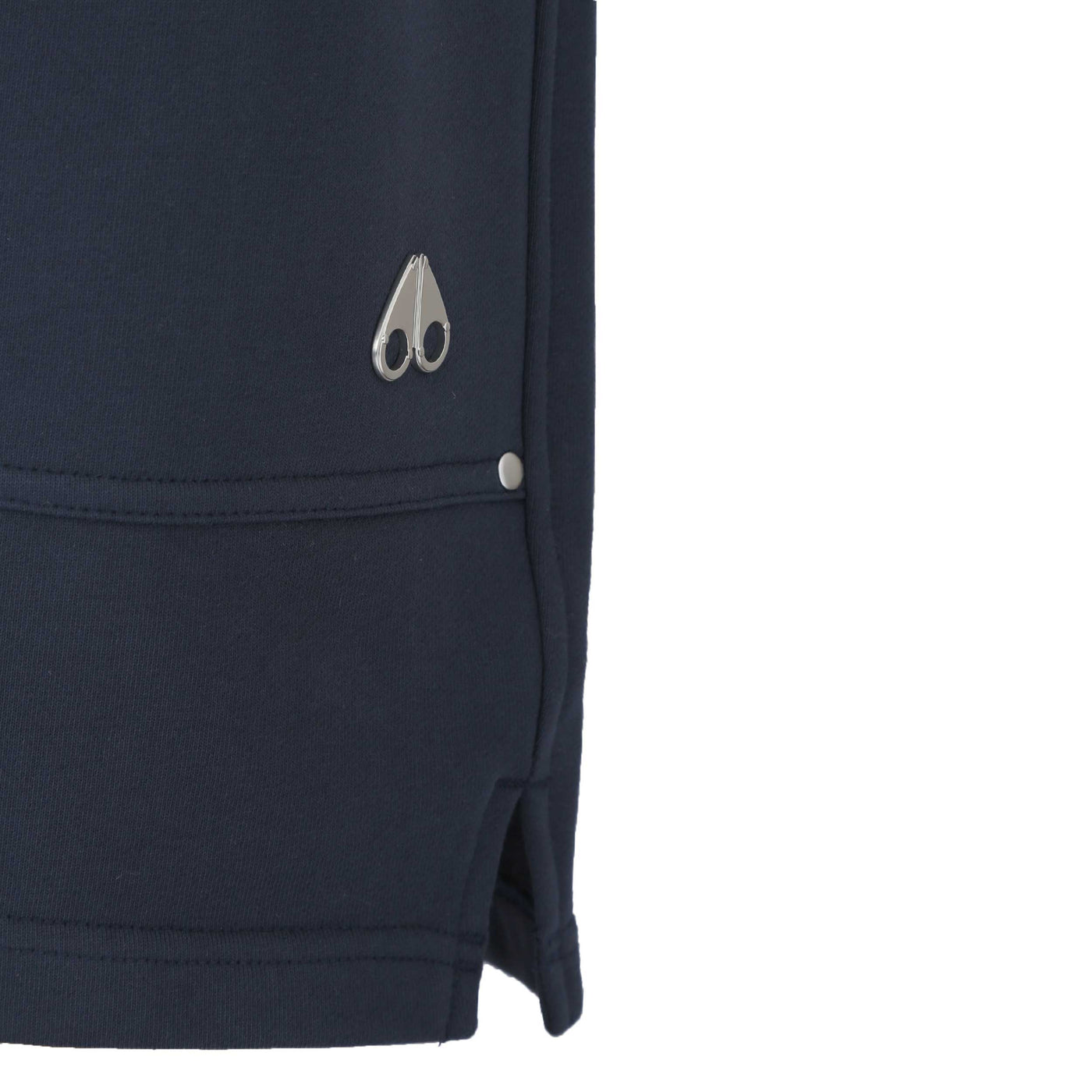 Moose Knuckles Gifford Shorts Sweat Short in Navy Logo