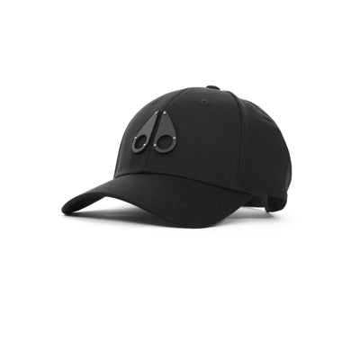 Moose Knuckles Logo Icon Cap in Black