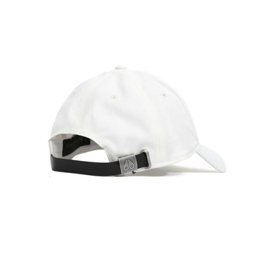 Moose Knuckles Logo Icon Cap in Plaster Off White Back