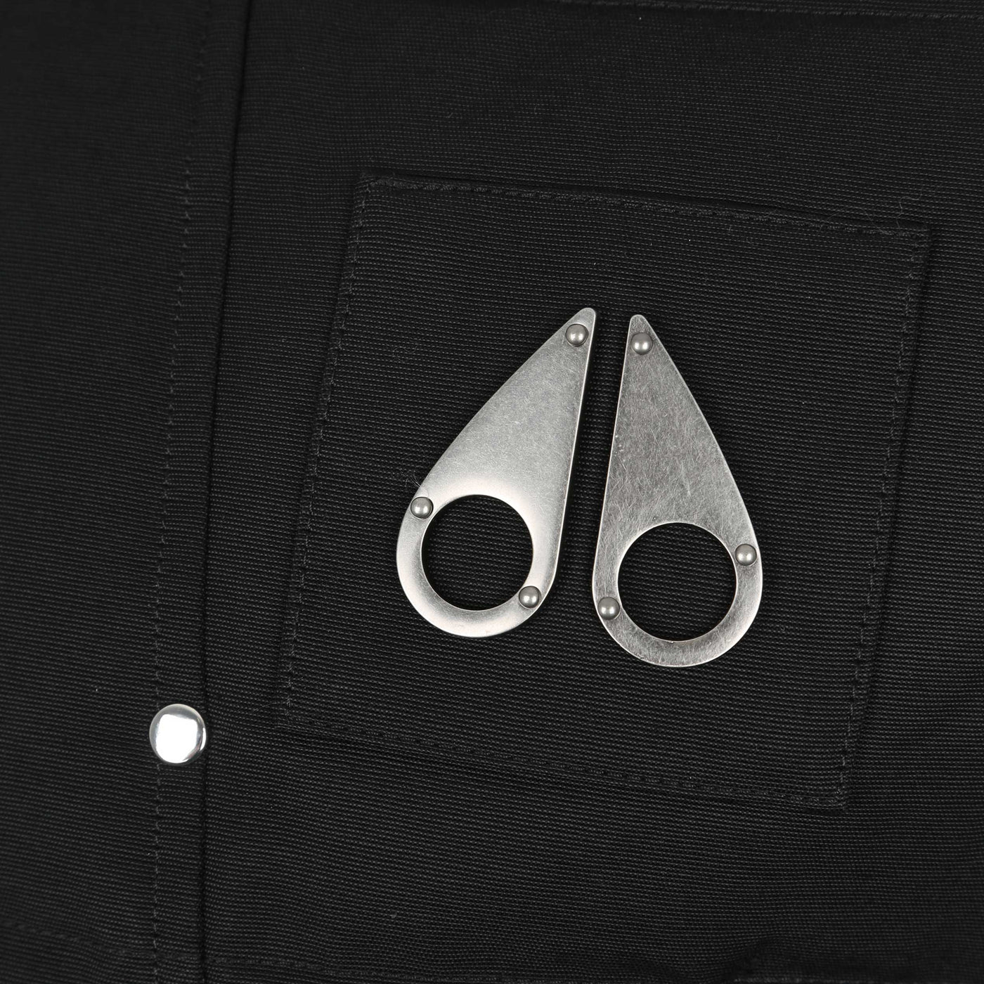 Moose Knuckles Montreal Gilet in Black Logo
