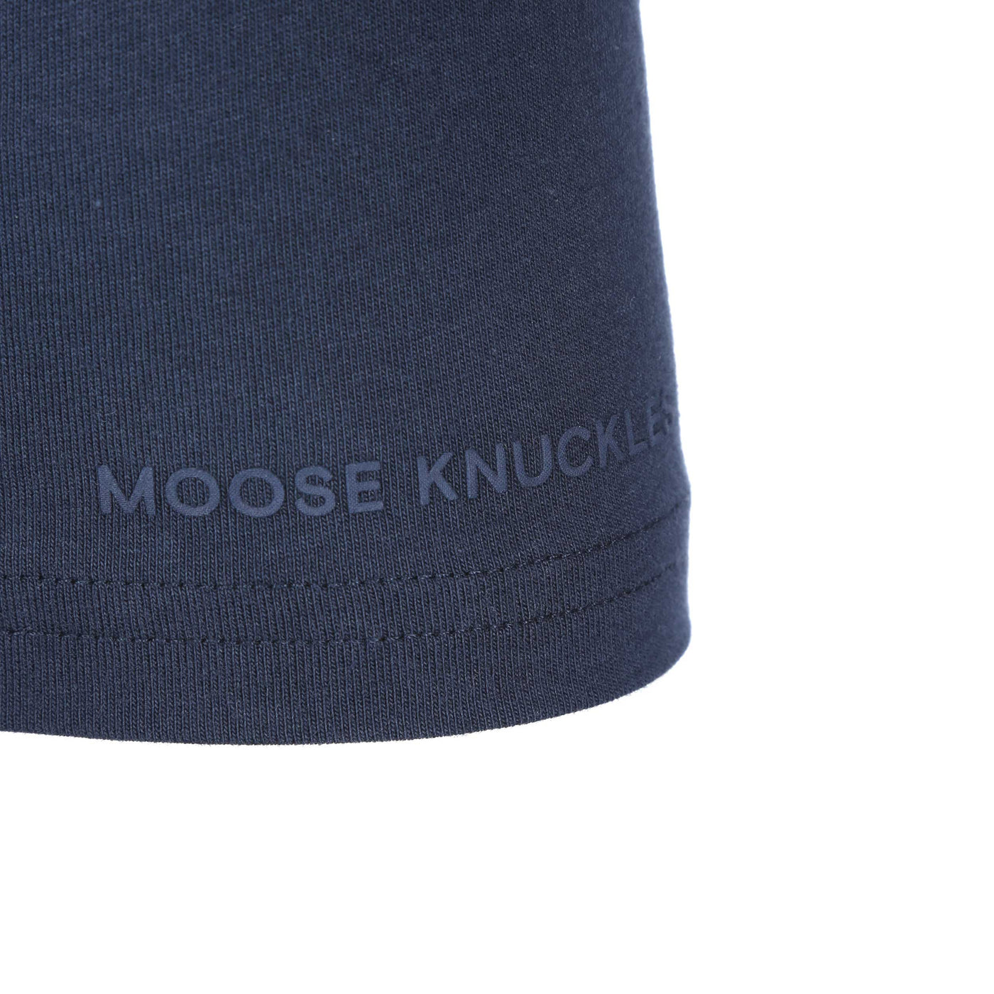 Moose Knuckles Satellite T Shirt in Navy Detail