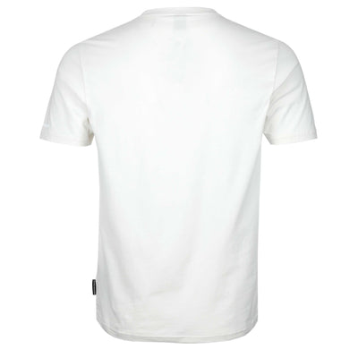 Moose Knuckles Satellite T Shirt in Plaster Off White