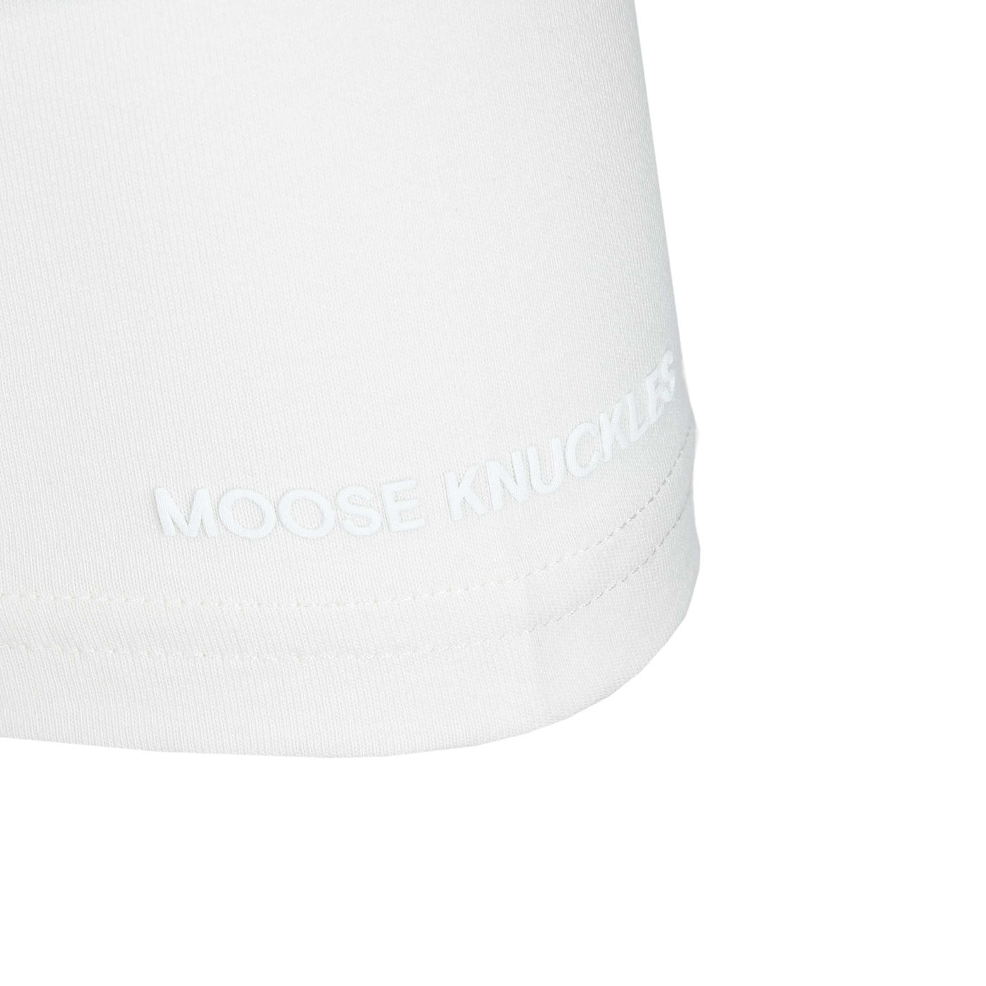 Moose Knuckles Satellite T Shirt in Plaster Off White