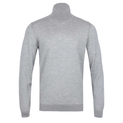 BOSS Musso P Knitwear in Light Grey