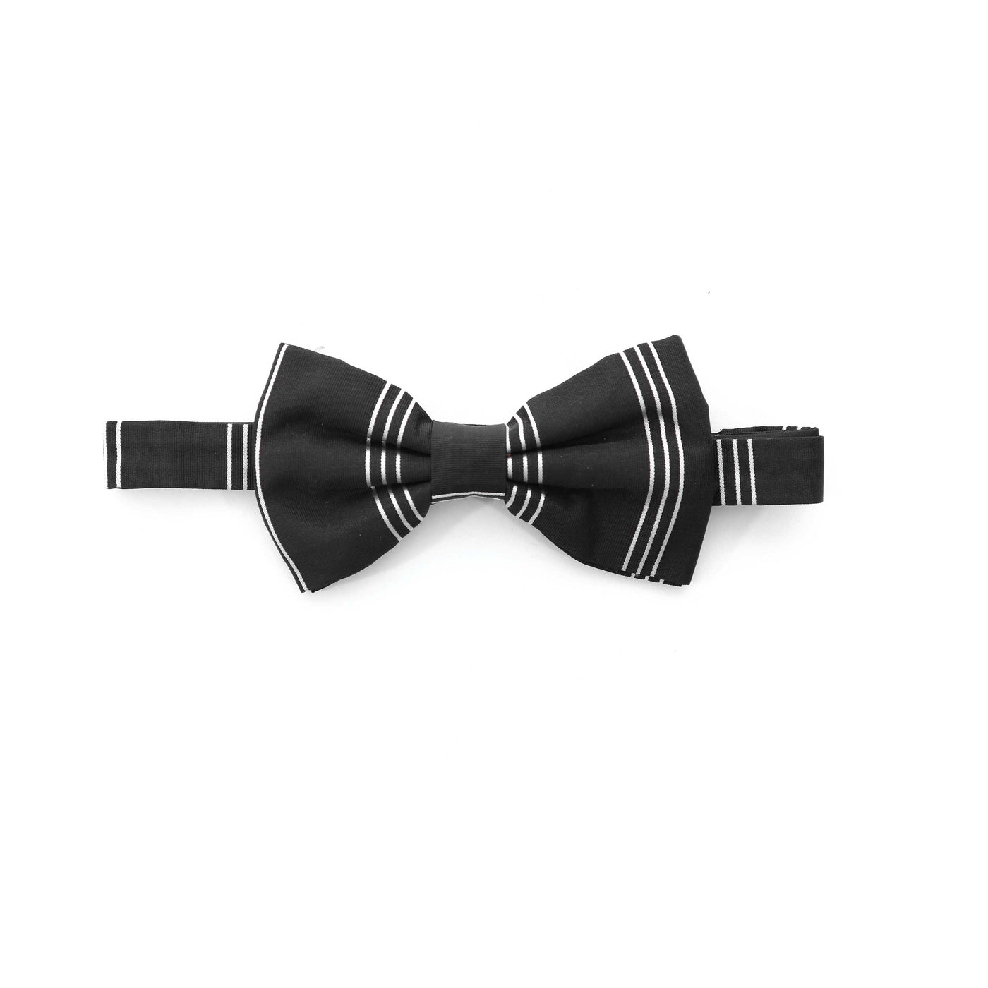 BOSS Tri-Stripe Bow Tie in Black