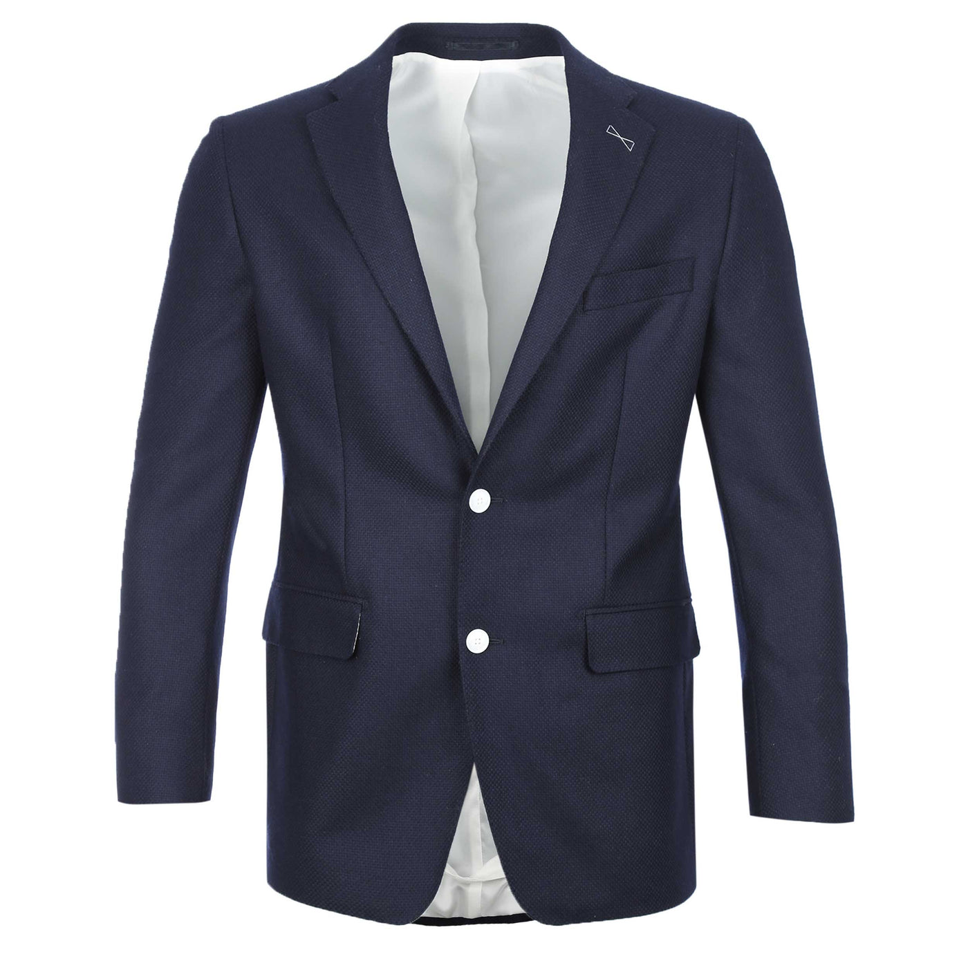 Norton Barrie Bespoke Jacket in Navy with White Buttons