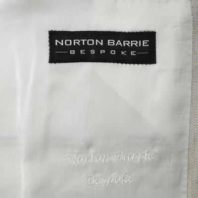 Norton Barrie Bespoke Linen Jacket in Beige