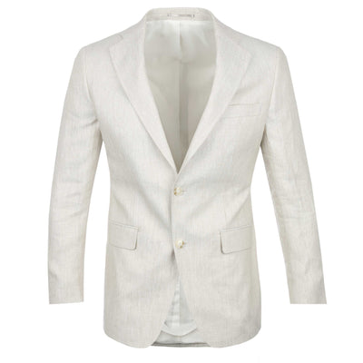 Norton Barrie Bespoke Linen Jacket in Beige