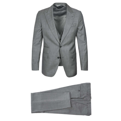 Norton Barrie Bespoke Paris 3 Piece Suit in Grey