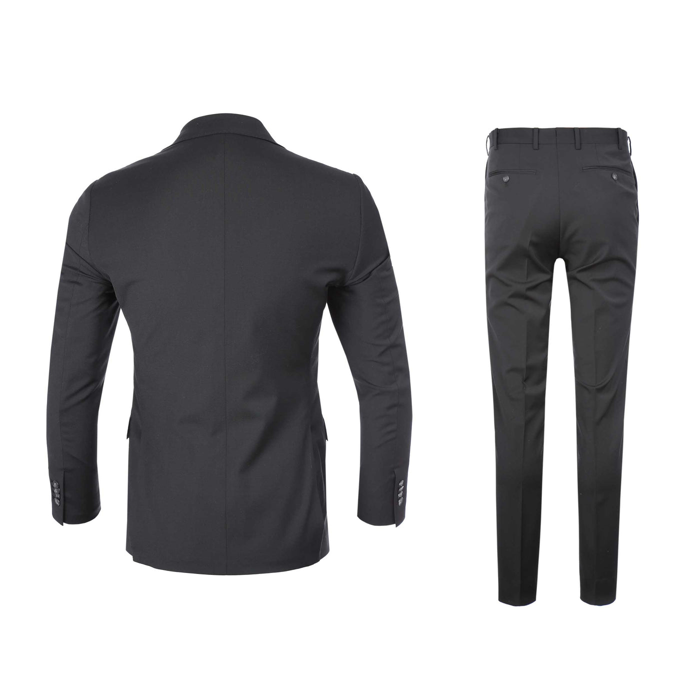 Norton Barrie Bespoke Suit in Black Suit Back