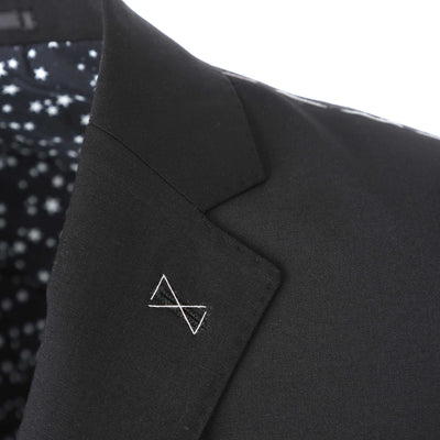 Norton Barrie Bespoke Suit in Black Lapel