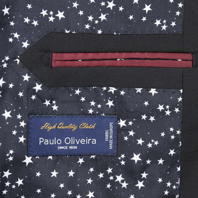 Norton Barrie Bespoke Suit in Black Detail