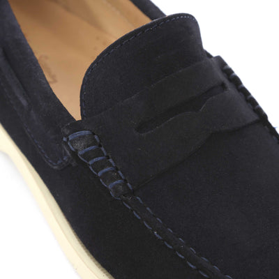 Oliver Sweeney Menorca Shoe in Navy Suede Detail