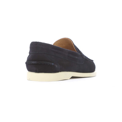Oliver Sweeney Menorca Shoe in Navy Suede Heel