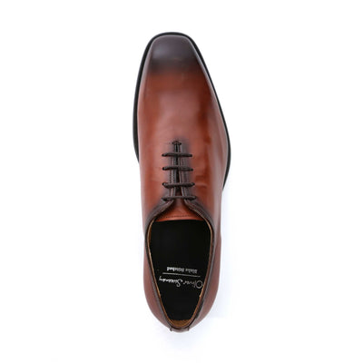 Oliver Sweeney Montalfano Shoe in Dark Tan Birdseye