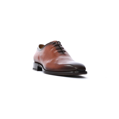 Oliver Sweeney Montalfano Shoe in Dark Tan Toe
