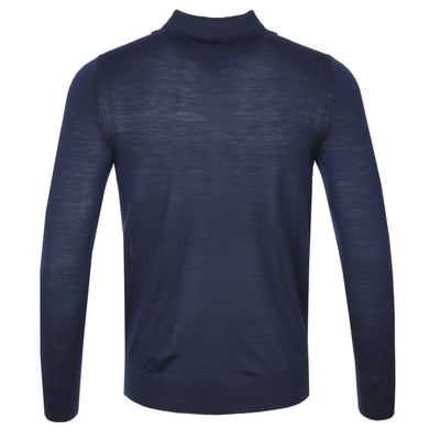 Paul Smith LS Polo Knitwear in Navy