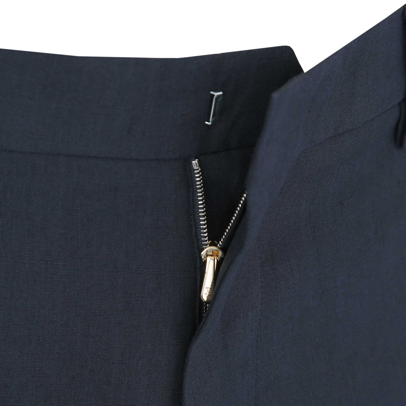 Paul Smith Linen Short in Navy Fastening