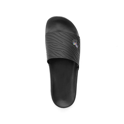 Paul Smith Nyro Zebra Slide in Black Birdseye