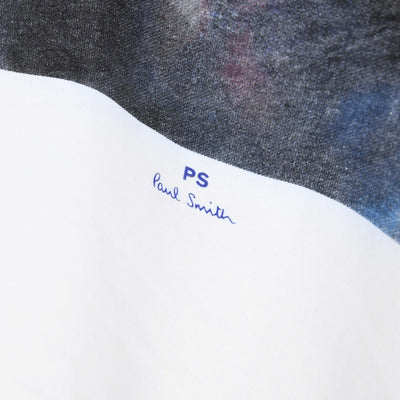 Paul Smith Skull T Shirt in White Logo