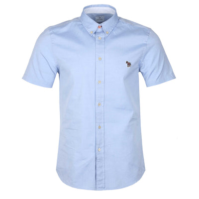Paul Smith Tailored Fit SS Shirt in Sky Blue