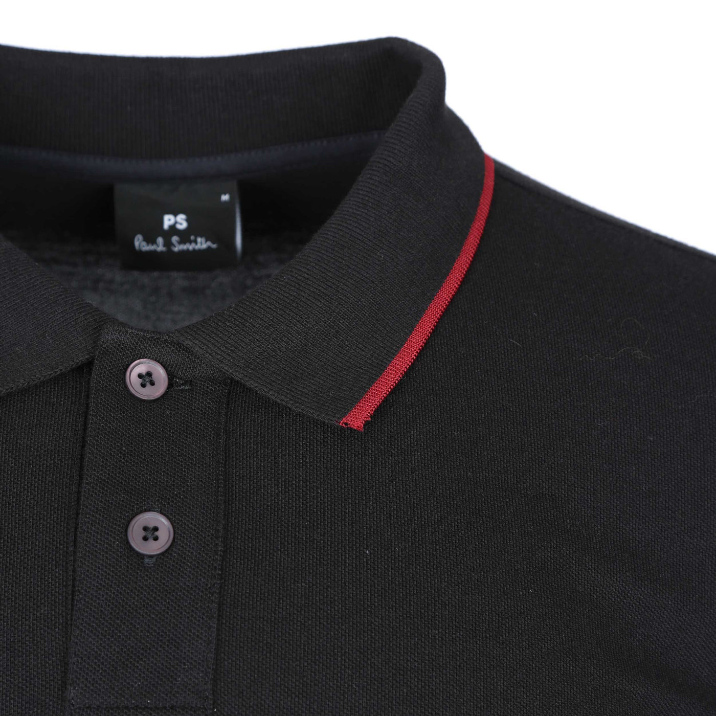 Paul Smith Zeb Badge Slim Fit Polo Shirt in Black
