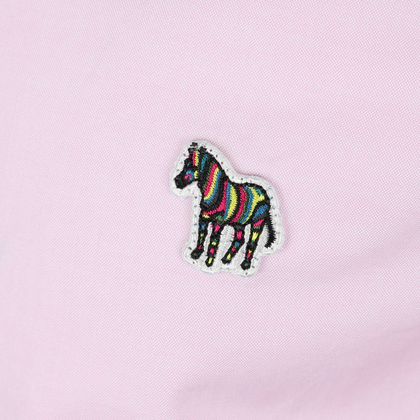 Paul Smith Zebra Badge Button Down Shirt in Pink