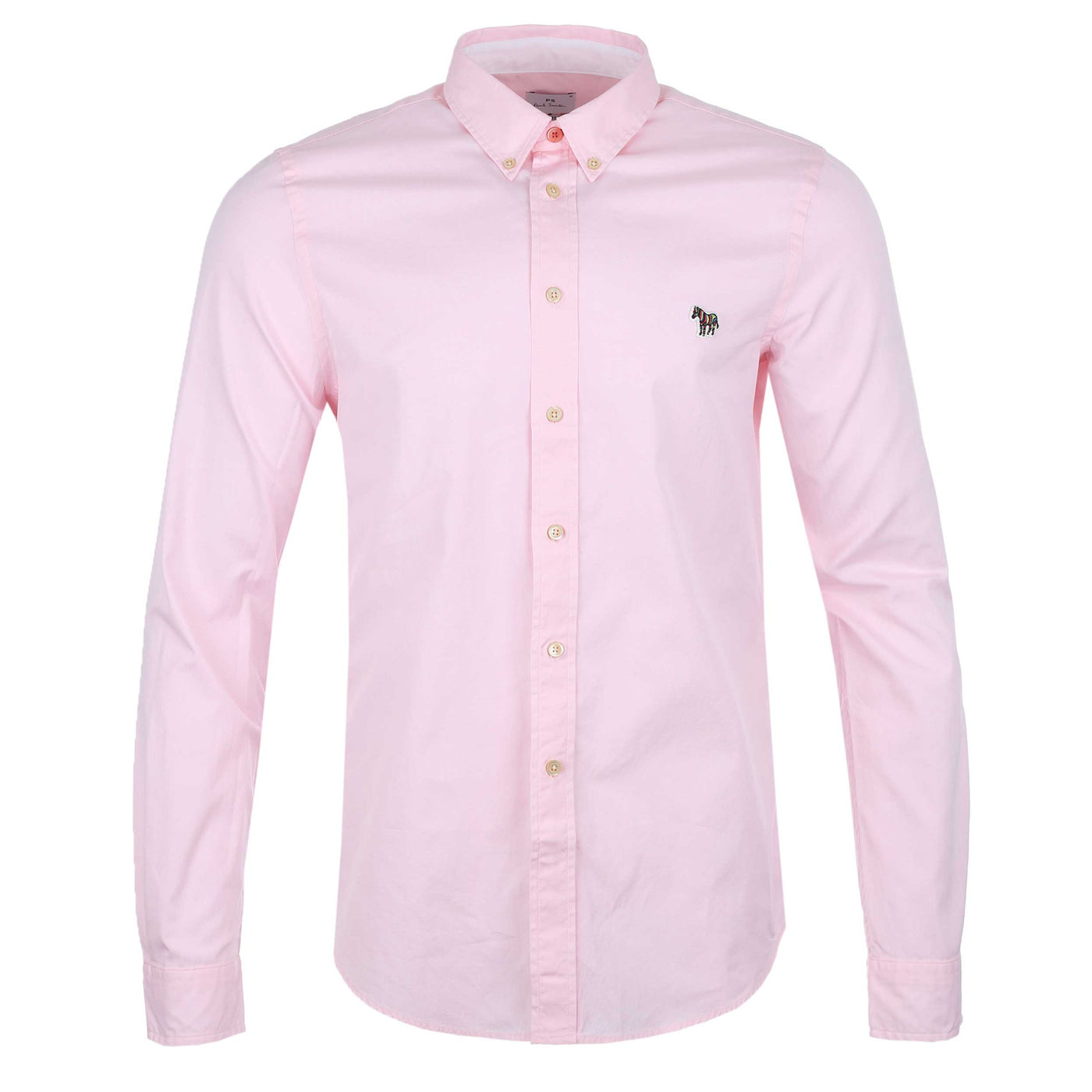 Paul Smith Zebra Badge Button Down Shirt in Pink