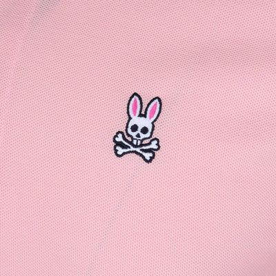 Psycho Bunny Classic Polo Shirt in Buena Vista Pink