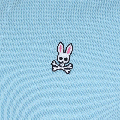Psycho Bunny Classic Polo Shirt in Sky Blue Logo