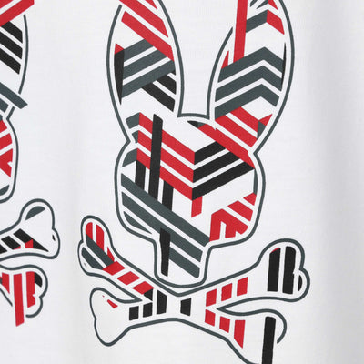 Psycho Bunny Plaza Graphic T Shirt in White