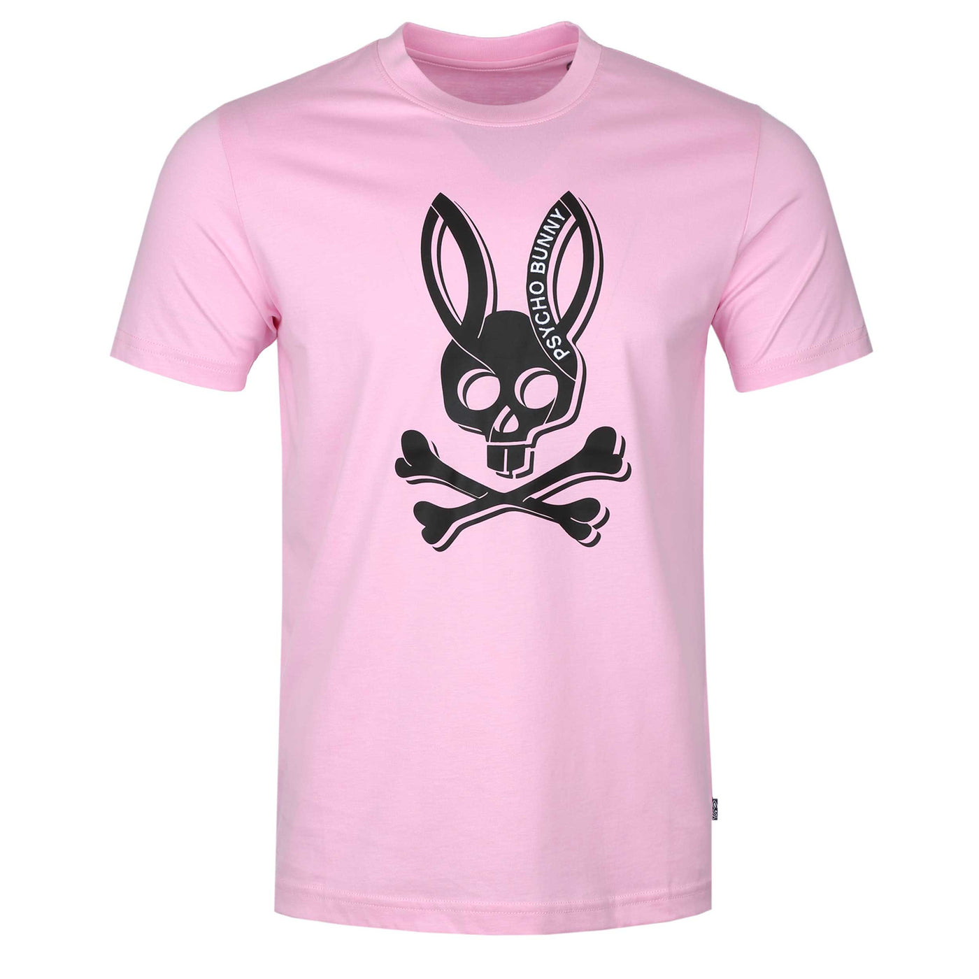 Psycho Bunny Serge Graphic T Shirt in Pure Pink