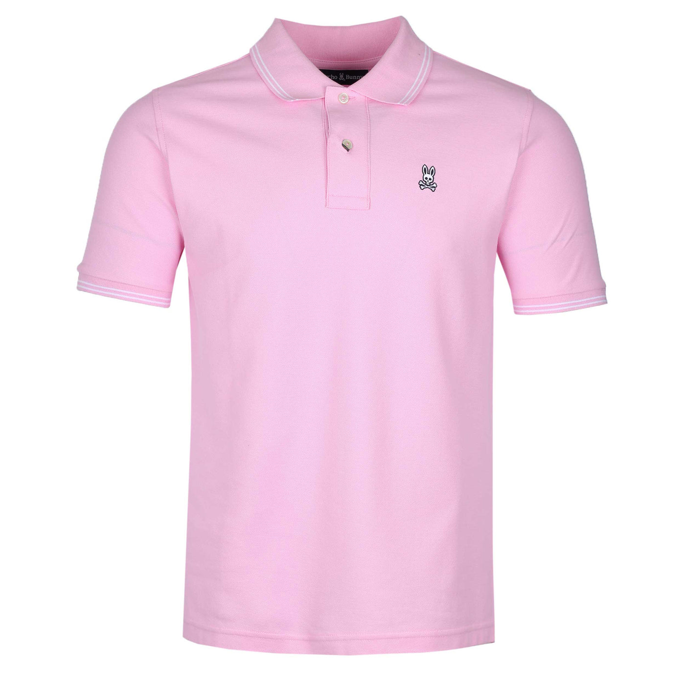 Psycho Bunny Speed Pique Polo Shirt in Pure Pink